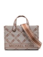 Michael Kors sac cabas Gigi en jacquard - Marron