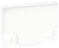 Barthelme 62398614_9010 BARdolino eindkappenset aluminium (L x B x H) 3 x 18,4 x 13 mm 2 stuks