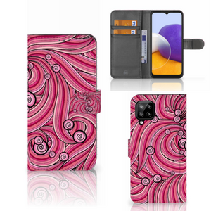 Samsung Galaxy A22 4G | M22 Hoesje Swirl Pink