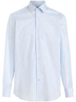 ETRO chemise en coton à imprimé cachemire - Bleu