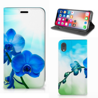 Apple iPhone Xr Smart Cover Orchidee Blauw - Cadeau voor je Moeder - thumbnail