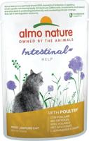 Almo Nature Holistic Functional Digestive Intestinal Help Natvoer met gevogelte, voor volwassen katten, 30 x 70g