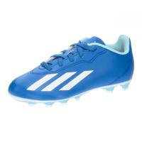adidas X Crazyfast.4 FxG J Voetbalschoenen (Firm Ground), uniseks, Bright Royal Ftwr White Solar Red, 36 2/3 EU