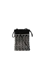 Saint Laurent mini sac orné de cristal à lien de resserrage - Noir - thumbnail