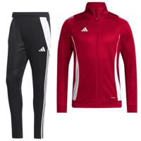 adidas Tiro 24 Trainingspak Rood Zwart Wit - thumbnail