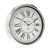 Wandklok Kendra zilver 40 cm - Wandklokken