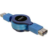 DELOCK Kabel USB 3.0 verlenging A/A rol
