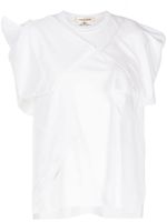 Comme Des Garçons t-shirt à design asymétrique - Blanc