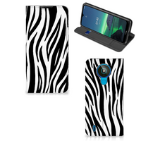 Nokia 1.4 Hoesje maken Zebra - thumbnail