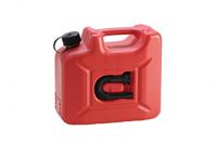 hünersdorff 801060 Brandstofjerrycan 10l PROFI 10l voor benzine, diesel en andere gevaarlijke stoffen, VN-goedkeuring, made in Germany, TÜV-geteste productie, rood