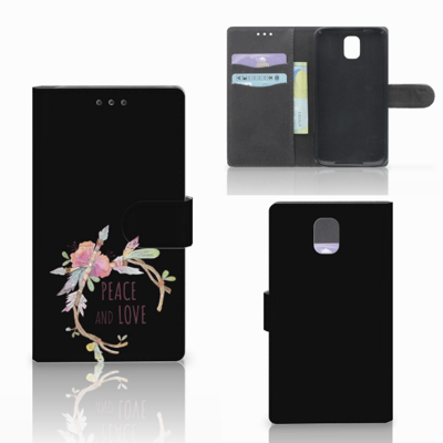 Samsung Galaxy Note 3 Leuk Hoesje Boho Text