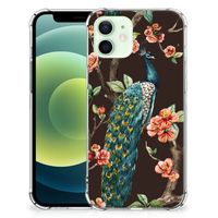 iPhone 12 Mini Case Anti-shock Pauw met Bloemen