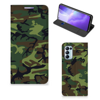 OPPO Find X3 Lite Hoesje met Magneet Army Dark