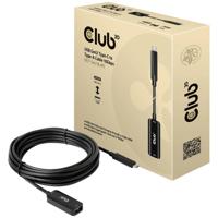 club3D USB-kabel USB 3.2 Gen2 (USB 3.1 Gen2) USB-C stekker, USB-B bus 5.00 m Zwart CAC-1536 - thumbnail