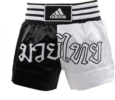 adidas thaiboksshort zwart/wit