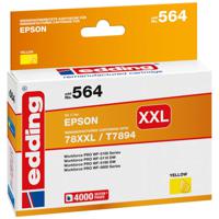 Edding Inktcartridge vervangt Epson 78XXL, T7894 Compatibel Geel EDD-564 18-564 - thumbnail