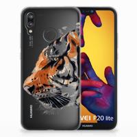 Hoesje maken Huawei P20 Lite Watercolor Tiger
