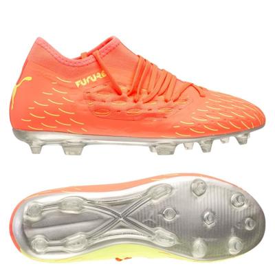 PUMA Future 5.3 Netfit FG/AG Rise - Oranje/Geel Kinderen