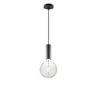 Home sweet home hanglamp Saga zwart Globe g180 - helder