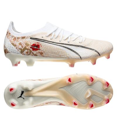 PUMA Ultra Ultieme FG/AG Liberty EK Vrouwen 2022 - Wit/Wit/Zwart Vrouw LIMITED EDITION PUMA Ultra Ultieme FG/AG Liberty EK Vrouwen 2022 - Wit/Wit/Zwart Vrouw LIMITED EDITION