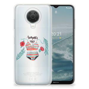 Nokia G20 | G10 Telefoonhoesje met Naam Boho Summer