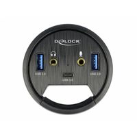 Delock 62794 USB 3.2 Gen 1-hub Zwart - thumbnail