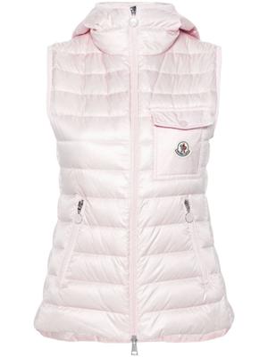 Moncler Gilet met capuchon - Roze