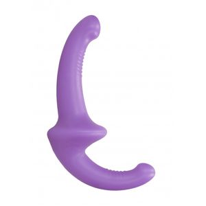 Silicone Strapless Strapon - Purple