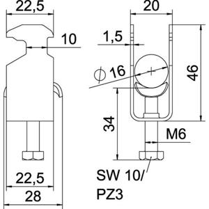 OBO Bettermann 1186009 Beugelklem 1 stuk(s)