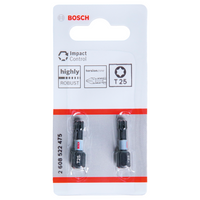 Bosch Accessoires Impact Control T25 25mm | 2 stuks - 2608522475 - thumbnail