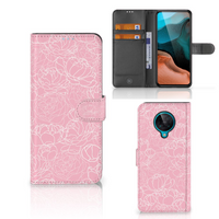 Xiaomi Poco F2 Pro Hoesje White Flowers - thumbnail