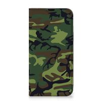 iPhone 13 Pro Max Hoesje met Magneet Army Dark