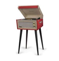 Crosley Dansette Bermuda Vinyl Platen Speler - Rood Bluetooth - B-Stock