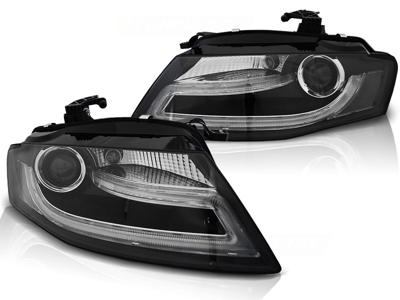 Tuning-Tec Koplampen Xenon voor Audi A4 B8 04 08-11 TRU DRL ZWART HID