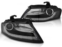 Tuning-Tec Koplampen Xenon voor Audi A4 B8 04 08-11 TRU DRL ZWART HID