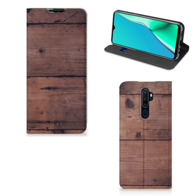 OPPO A5 (2020) | A9 (2020) Book Wallet Case Old Wood