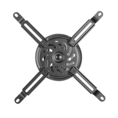 Manhattan 461184 Beamer-plafondbeugel Kantelbaar en zwenkbaar Afstand vloer-plafond (max.): 15 cm Zwart