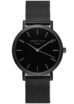 Rosefield The Mercer Quartz Polshorloge Vrouw Zwart