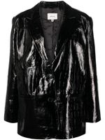 Gestuz blazer AnafeeGZ en cuir - Noir