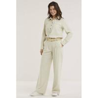 Denim Hunter high waist loose fit broek DHLouisa Pant beige