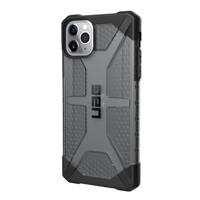 UAG Rugged Case for iPhone 11 Pro Max [6.5-inch screen] - Plasma Ash - Achterzijde behuizing voor mobiele telefoon - robuust - polycarbonaat, thermoplastic polyurethaan (TPU) - asgrijs - voor Apple iPhone 11 Pro Max