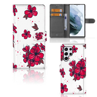 Samsung Galaxy S22 Ultra Hoesje Blossom Red - thumbnail