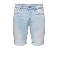 ONLY & SONS regular fit jeans short Ply blue denim