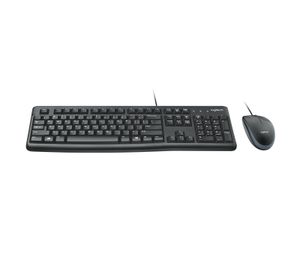 Logitech Desktop MK120, UK toetsenbord USB QWERTY Brits Engels Zwart