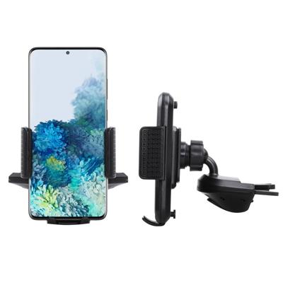 Shop4- Samsung Galaxy S20 Autohouder Verstelbare CD Houder met Klem Zwart Shop4- Samsung Galaxy S20 Autohouder Verstelbare CD Houder met Klem Zwart
