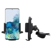 Shop4- Samsung Galaxy S20 Autohouder Verstelbare CD Houder met Klem Zwart