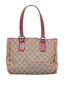 Gucci Pre-Owned sac à main à motif GG - Marron