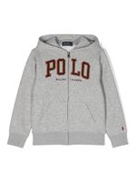 Ralph Lauren Kids veste à logo brodé - Gris