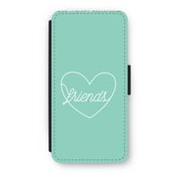 Friends heart pastel: iPhone 8 Flip Hoesje