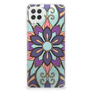 Samsung Galaxy A22 4G | M22 TPU Case Purple Flower